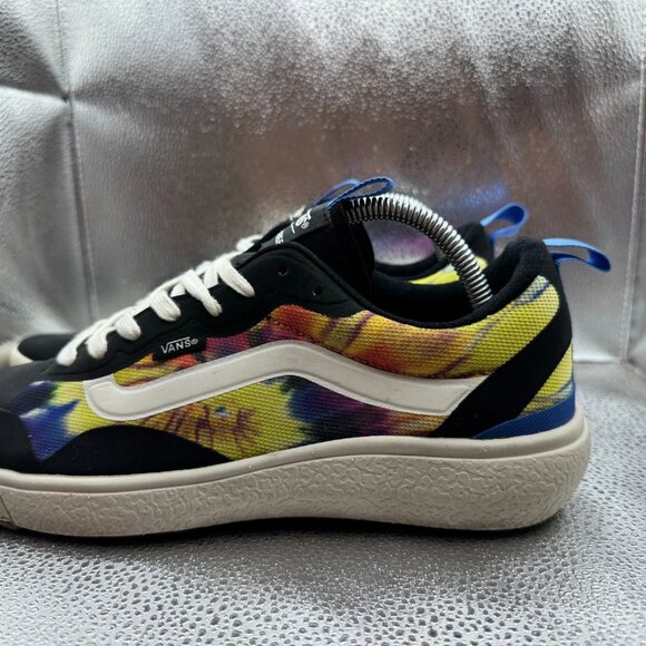 Size M9.5/W11 Vans UltraRange Exo Unisex Black Marshmallow Low Top Tie Dye Shoes main image 5
